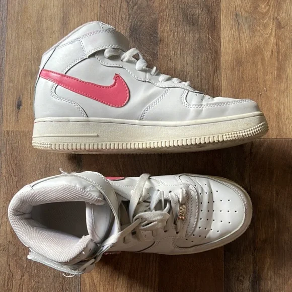 Custom bling Nike Air Force ones high top size mens 7 - Picture 4 of 8